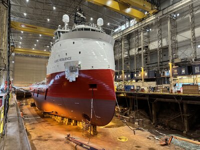 Fugro Resilience in dock hall 3